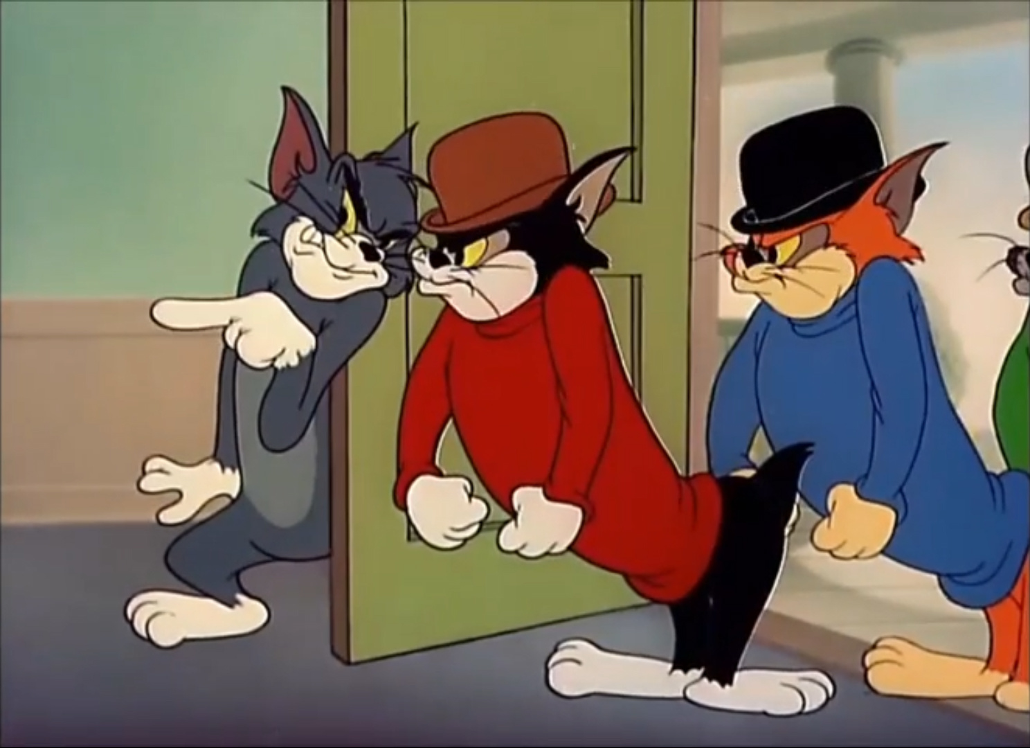 Tom funny. Том и Джерри. Кот том и Джерри. Том и Джерри мемы. Том и Джерри кот в очках.