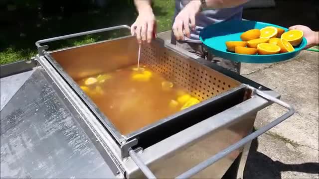 Industrial sized crayfish boil. .. At every stage I enjoyed this video, Christ be praised.