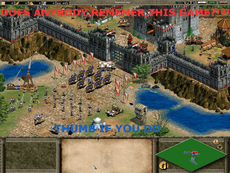 age of empires. that like conquer your enemies game.. I remember it, but you don't deserve a thumb for screen capping a game and asking for a thumb for all those who do.