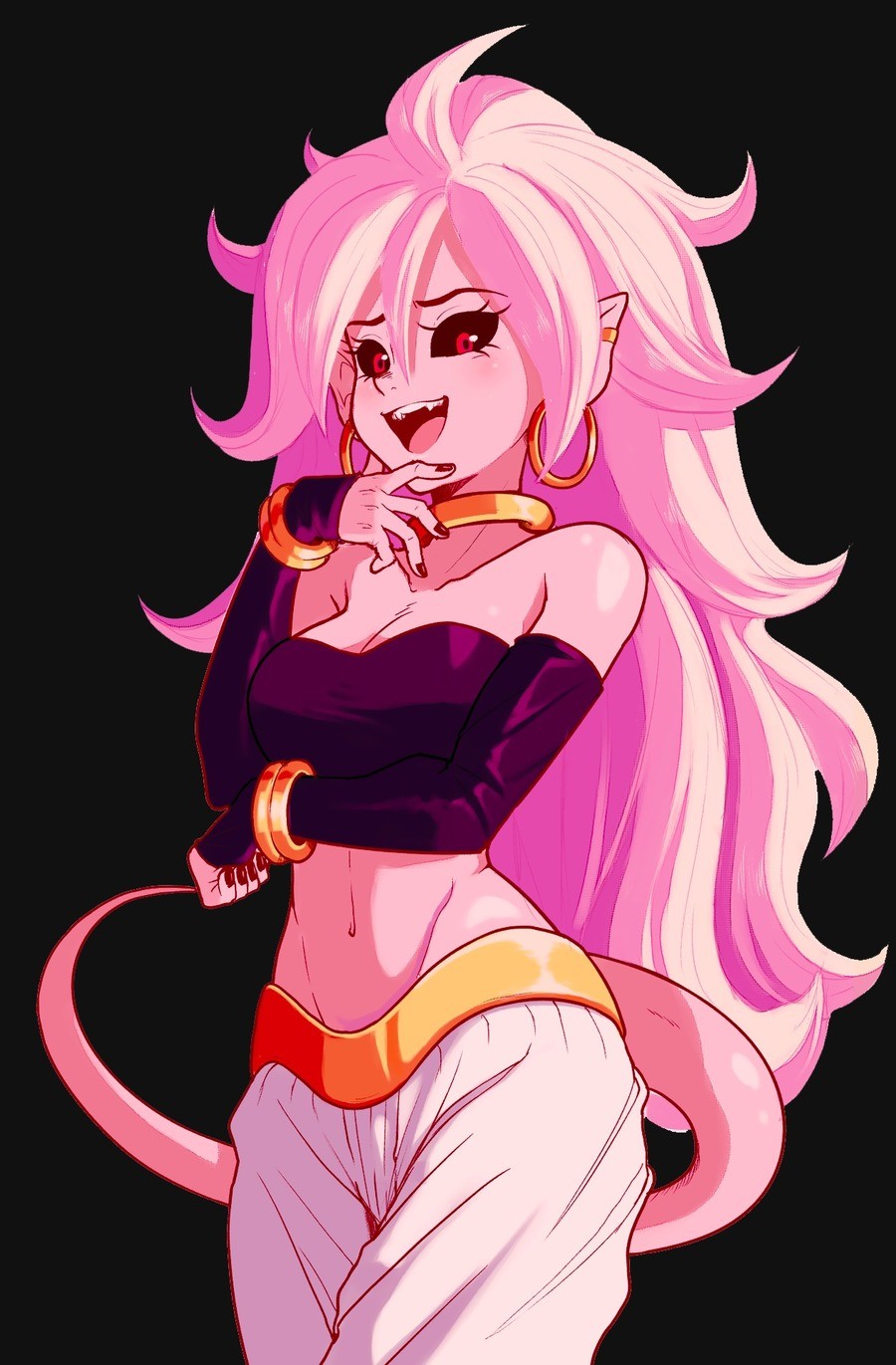 Android 21 x male reader