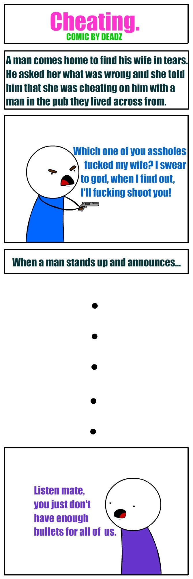 Cheating.