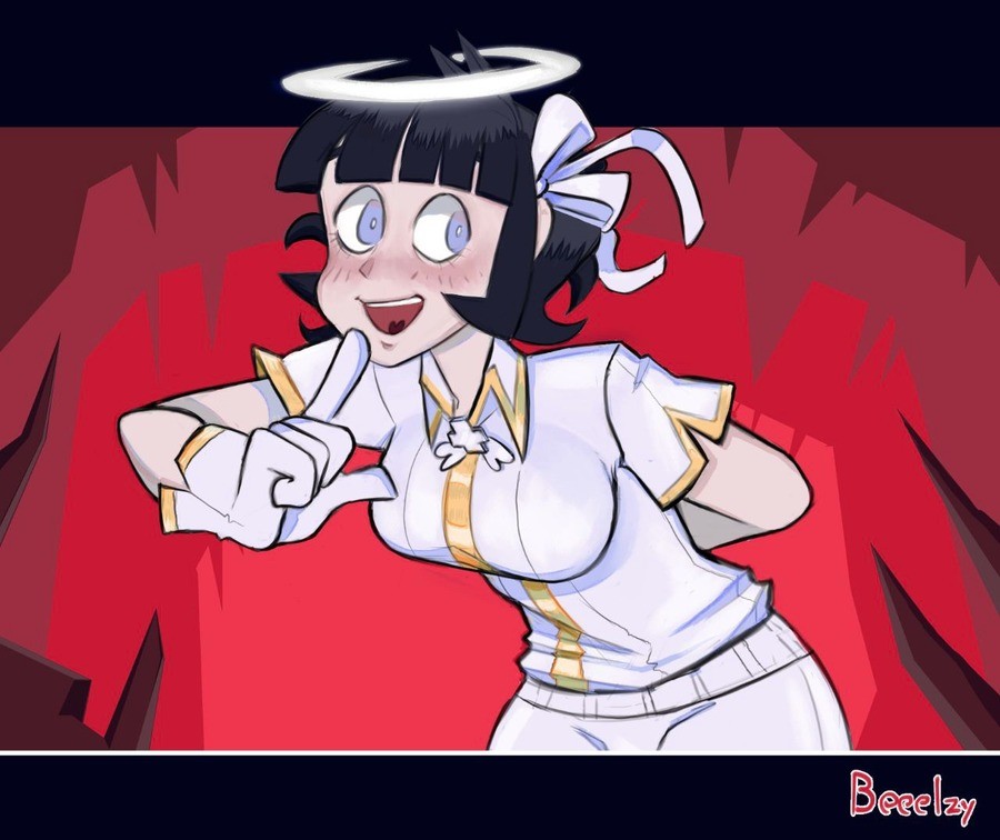 Daily Demon Harem 141: Azazel! (Take 2). Whoops, had the wrong image. How embarrassing. Let's try this again, shall we? Hope you all had a nice weekend! Wishing