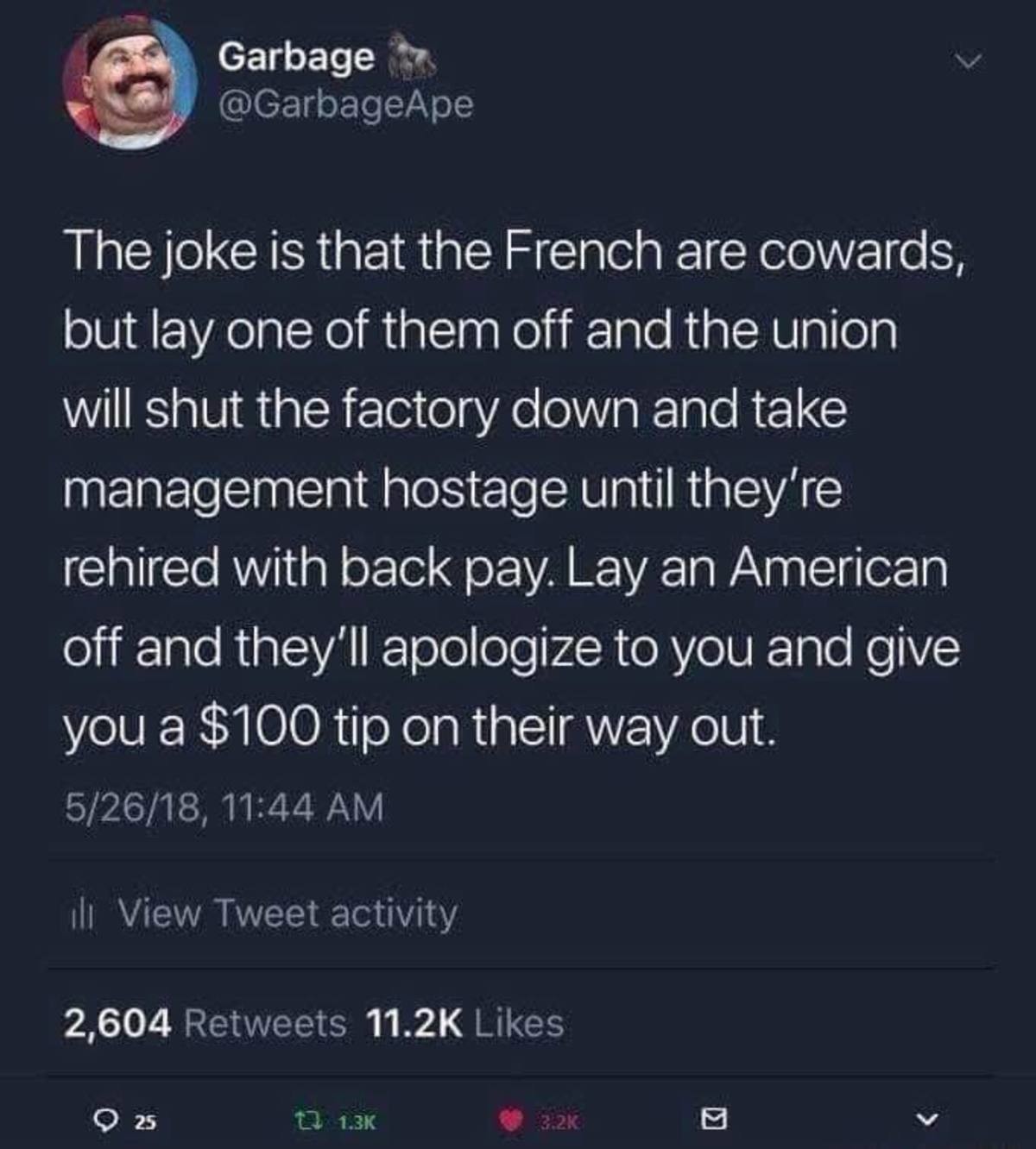 French and Cowardice