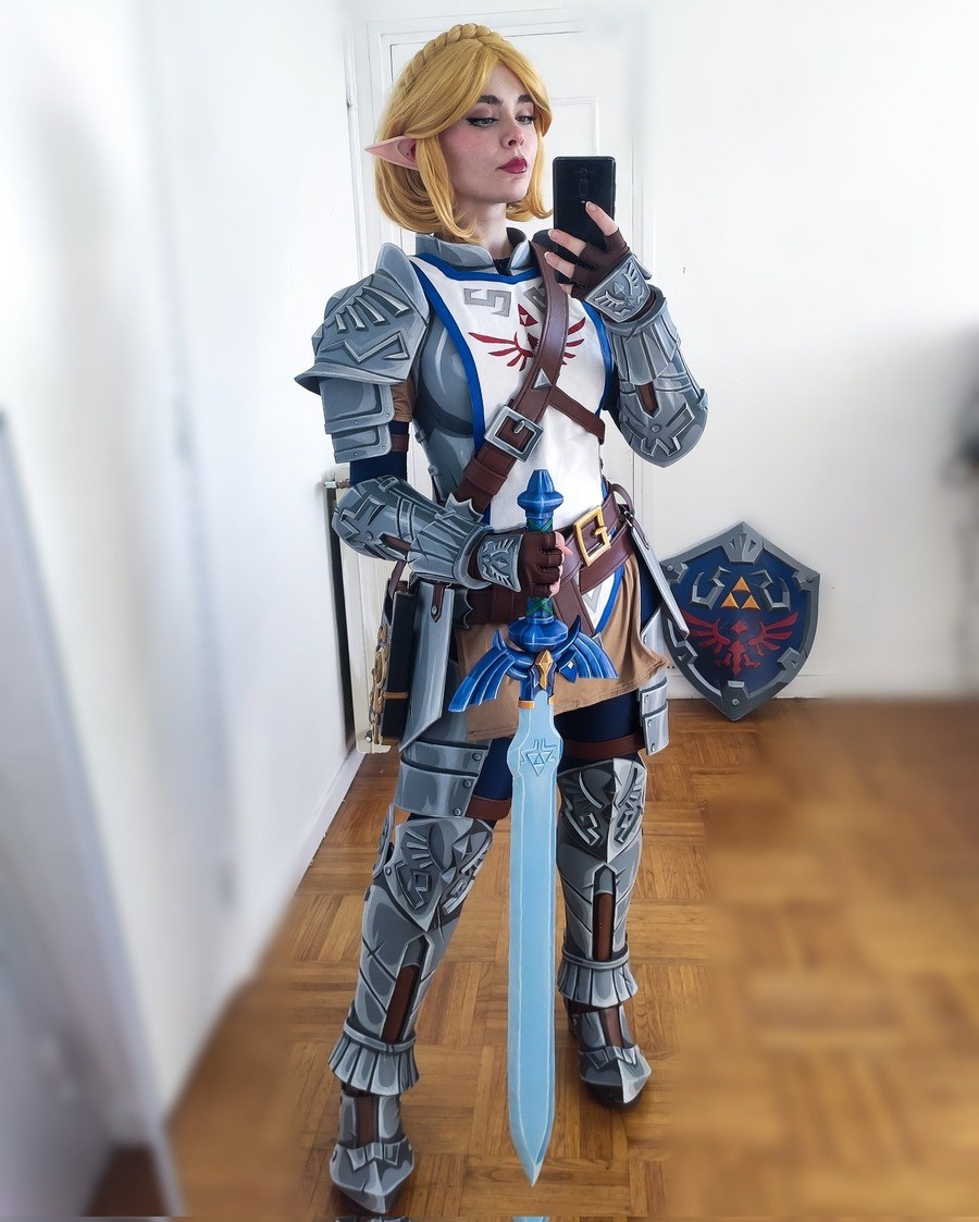 Girls can cosplay as Zelda, too. @Mads underscore Five .. Solid cosplay ngl