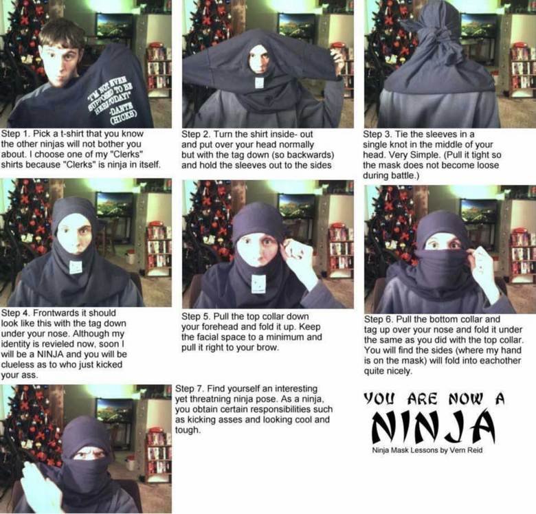 how to make a ninja mask