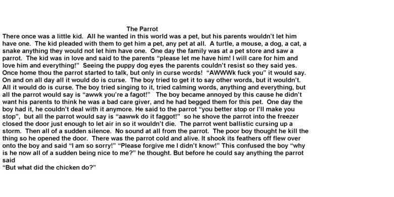 Funny narrative essay