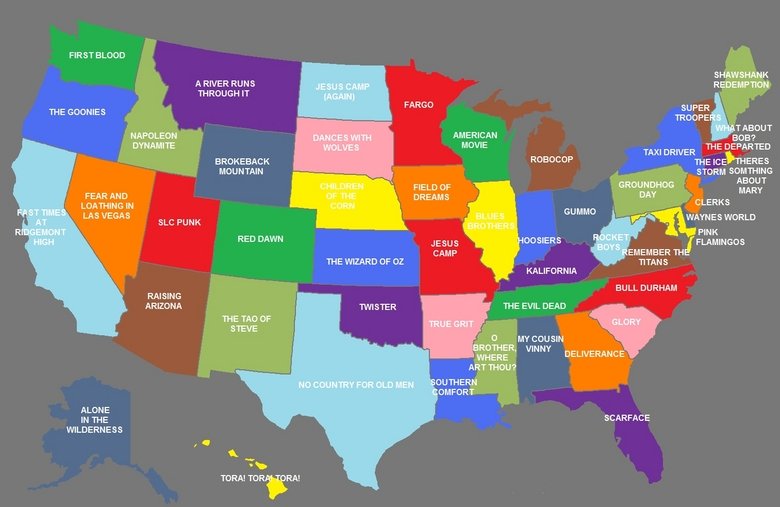 Movie Map of USA