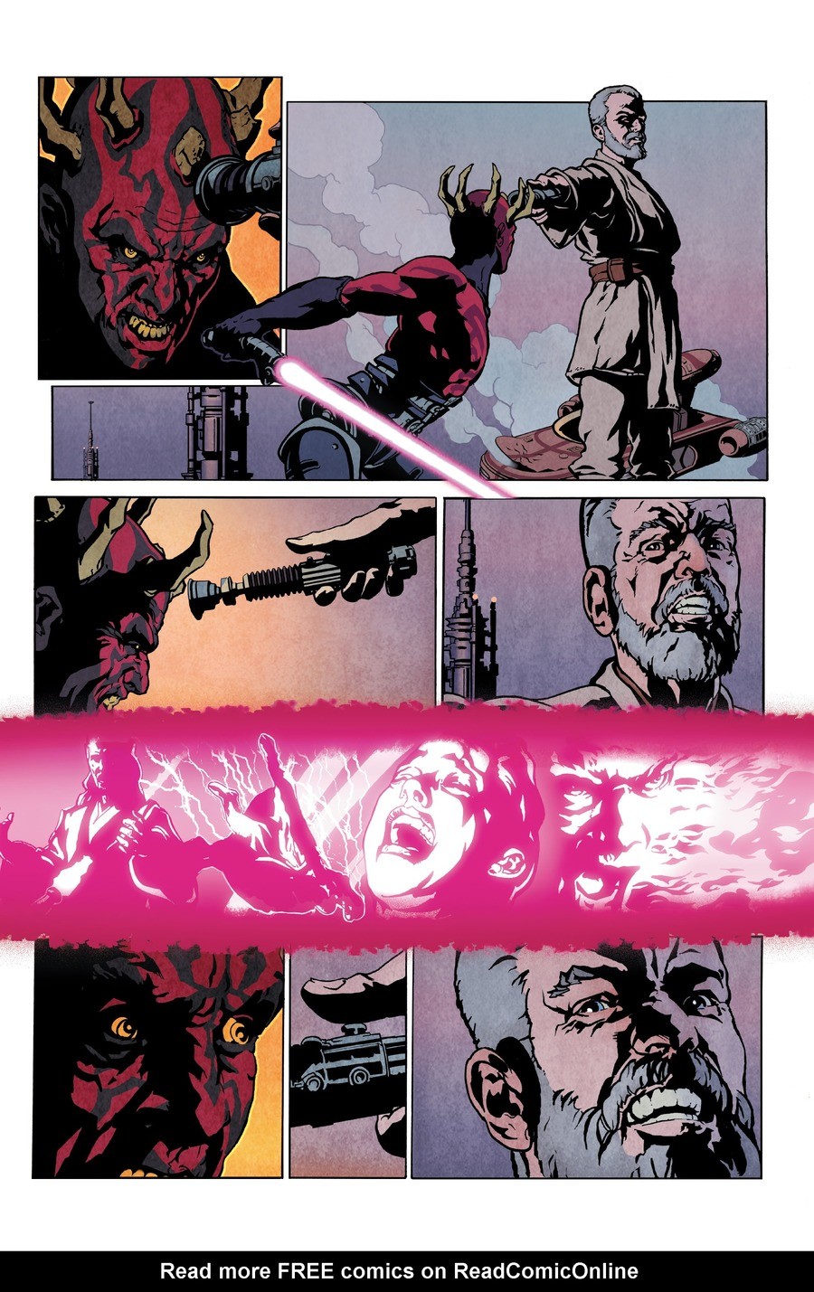 Old Wounds. Source is Star Wars Visionaries. join list: StarWars (4 subs)Mention History .. Is this cannon? If so, it would be pretty anti-climatic for someone like maul to just die after like 5 pages of a comic. Pretty sure this comic was made specifi