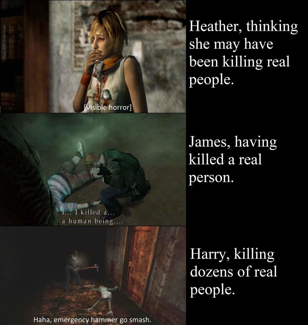 Silent Hill Protagonists. .. Also James