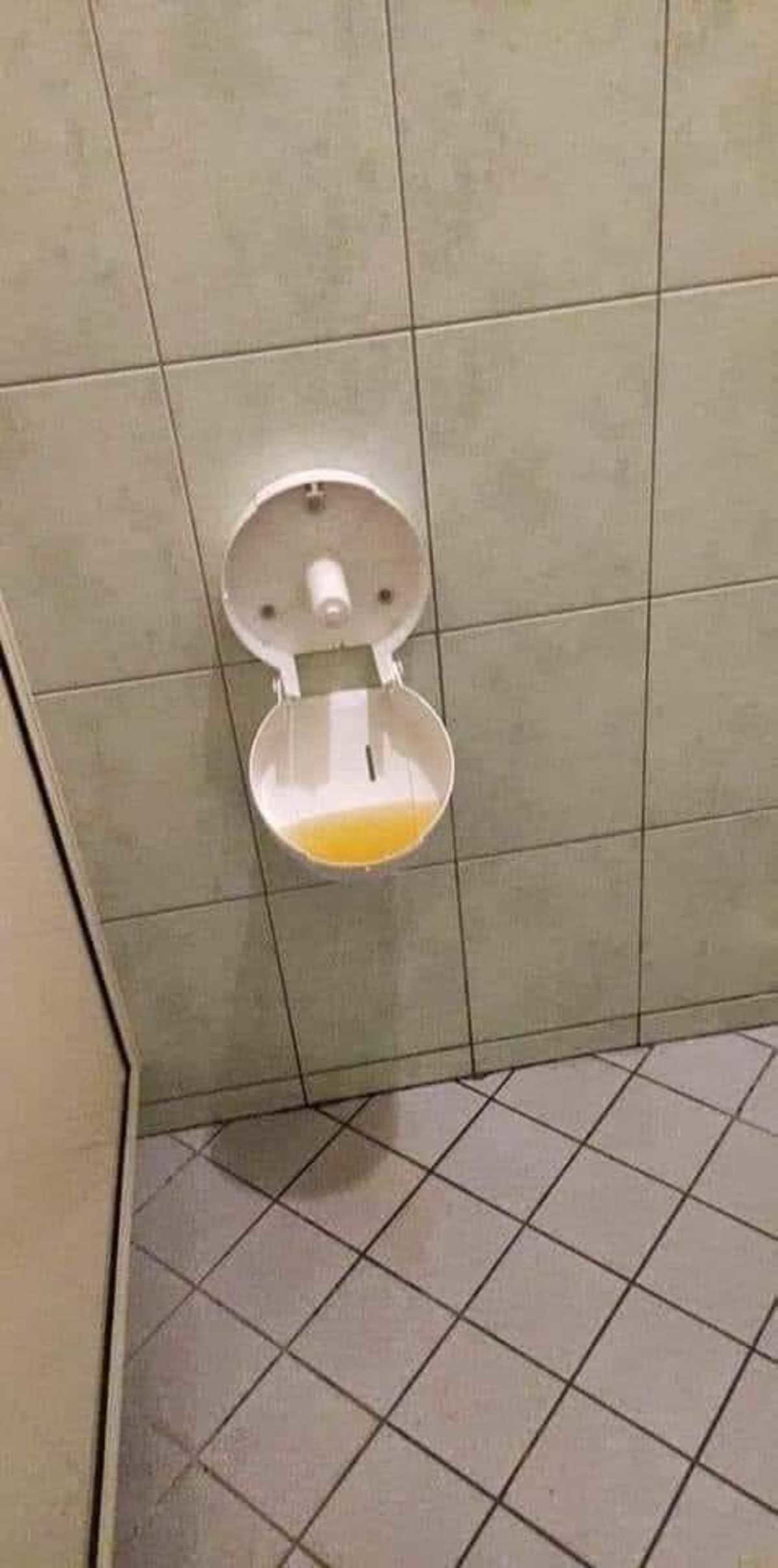 striped Commies. .. Janny found the piss holder