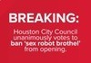 Huoston city council bans robot brothel