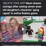 Roblox Gang Rape Free Roblox Accounts 2019 Obc - seven year old girls character gang raped on roblox devon