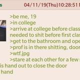 Anon needs a bathroom