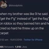 Get The Fag - id flag roblox